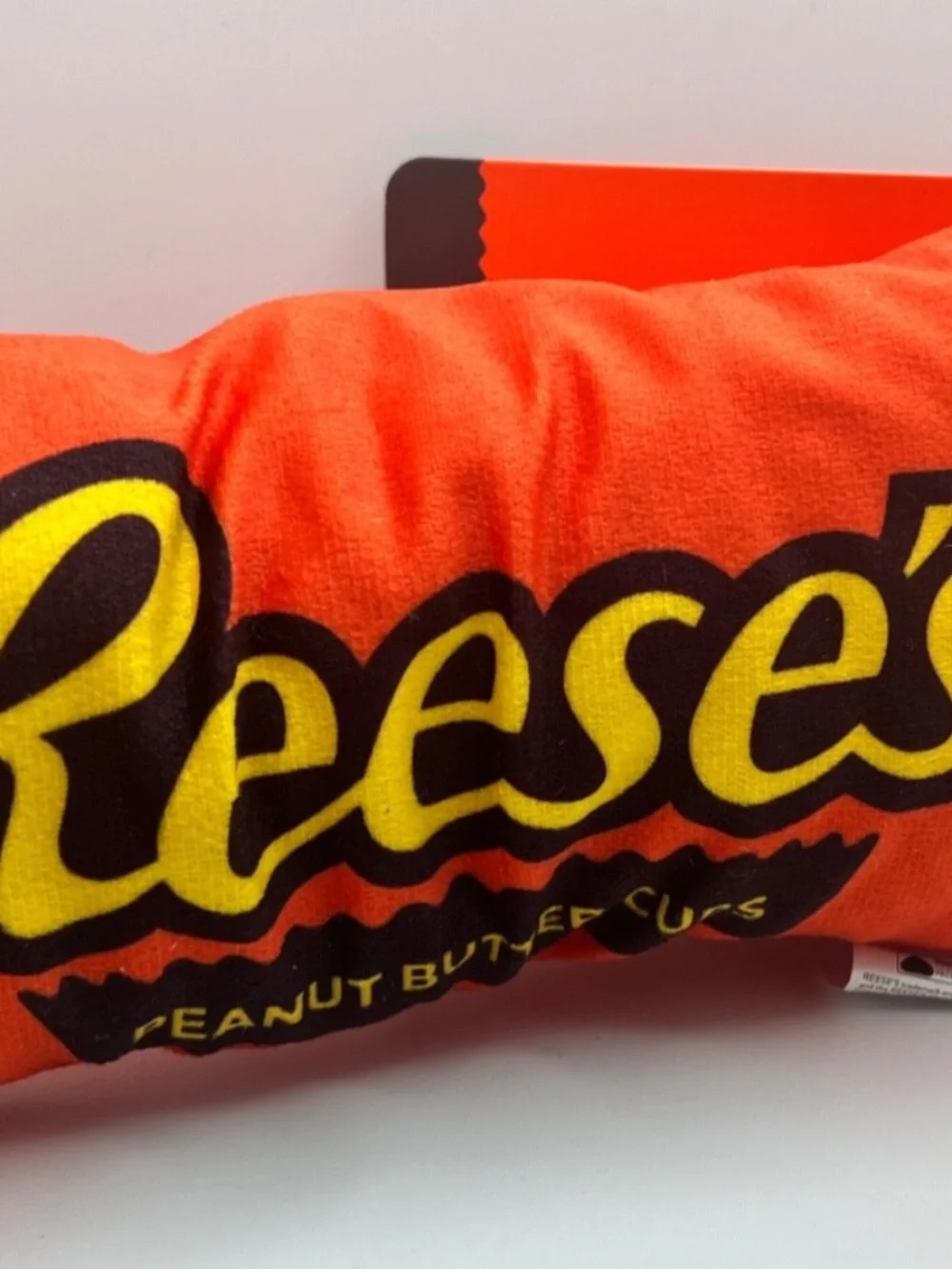 Dog Stuffed Squeaky Toy Reese’s Peanut Butter Cups Theme